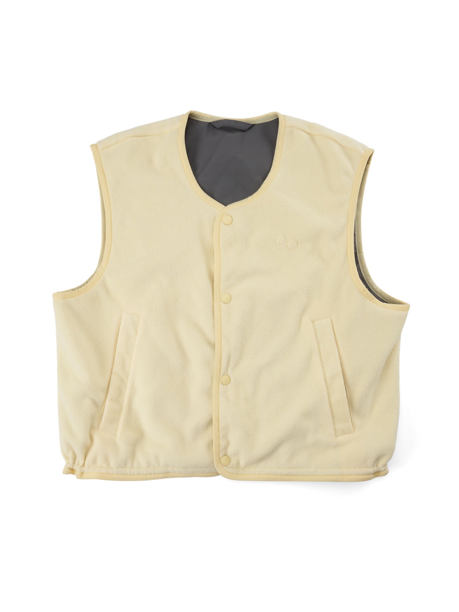 Reversible Fleece Vest - Butter Cream Yellow (Female)