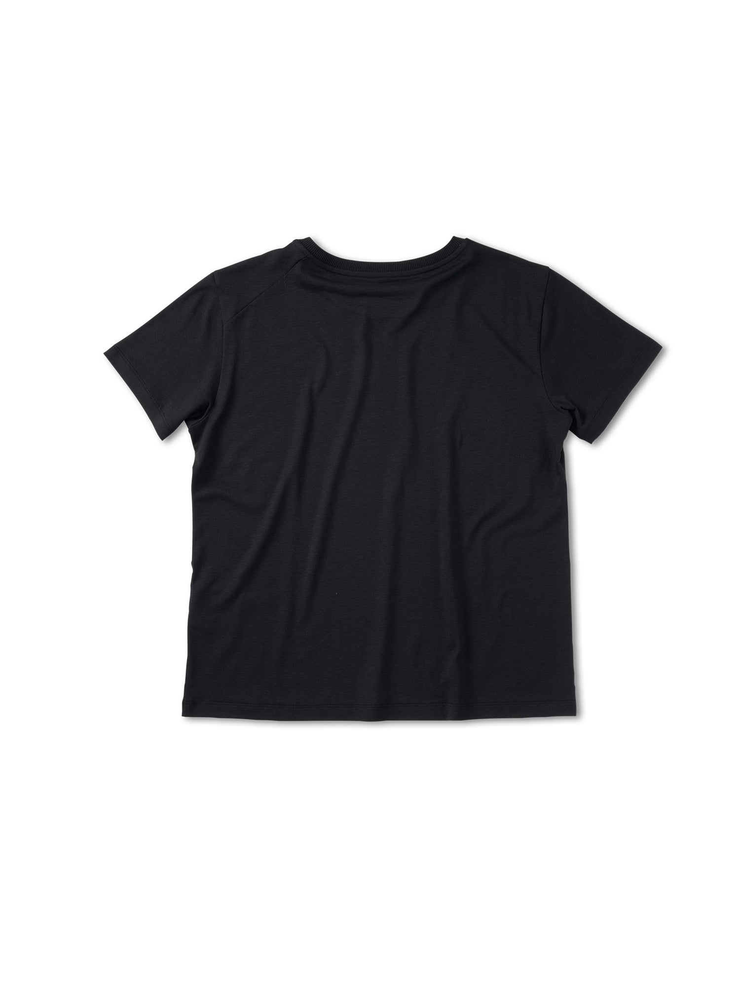 pinqponq-Tshirt-Tencel-Cotton-Women-Tone-Wooden-Black-back