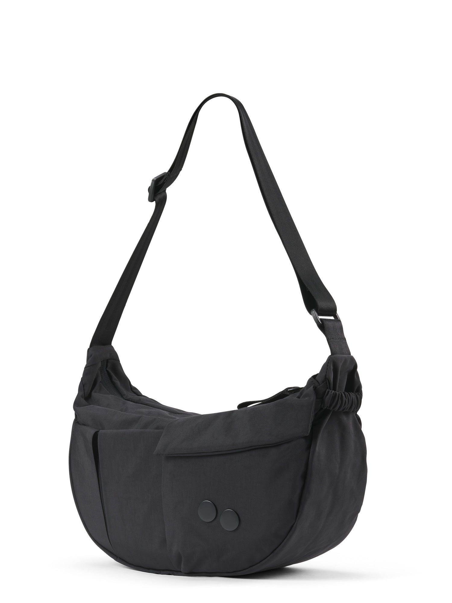 pinqponq-Krumm-Medium-Crinkle-Black-front