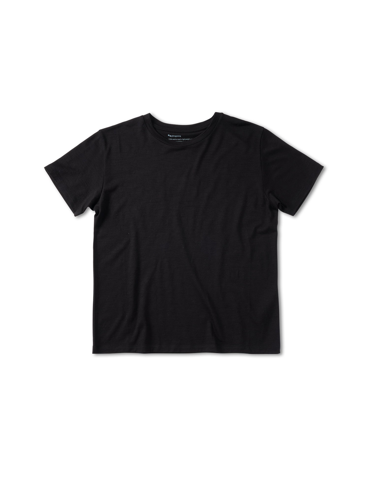 pinqponq-Tshirt-Merino-Women-Tone-Sheep-Black-front