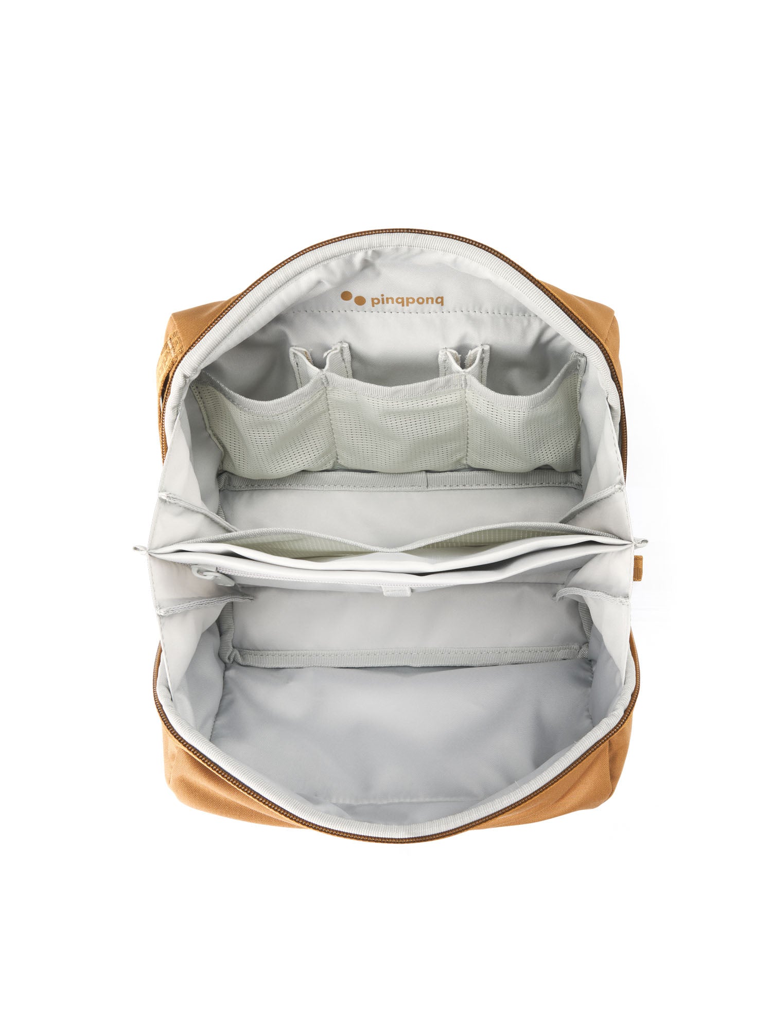 pinqponq-Washbag-Ginger-Biscuit-openshot